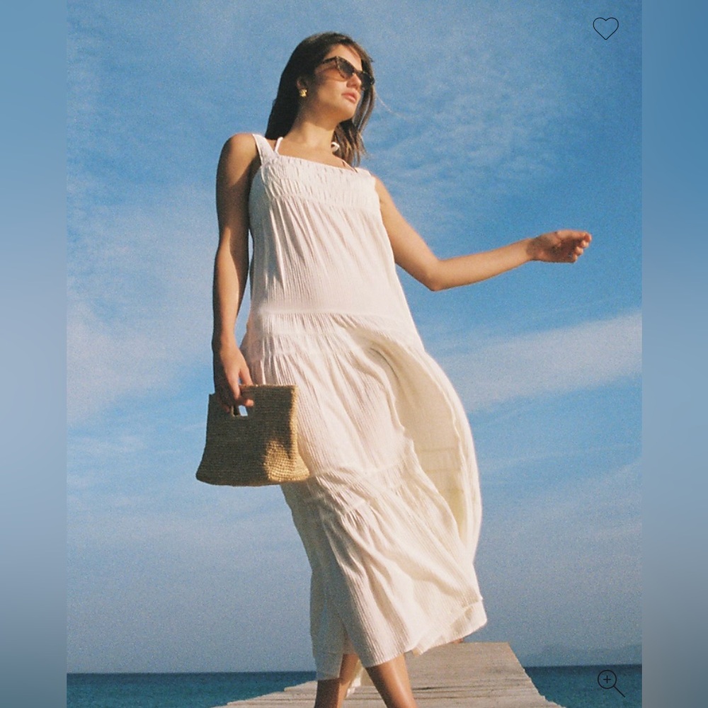 NWT J. Crew Airy Gauze Tiered Maxi Dress Coverup